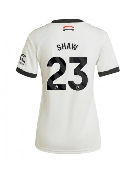 Manchester United Luke Shaw #23 Zenski Rezervni Dres 2024-25 Kratak Rukavima